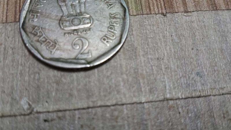2 Rs 1990 Extra Metal Rare Coin