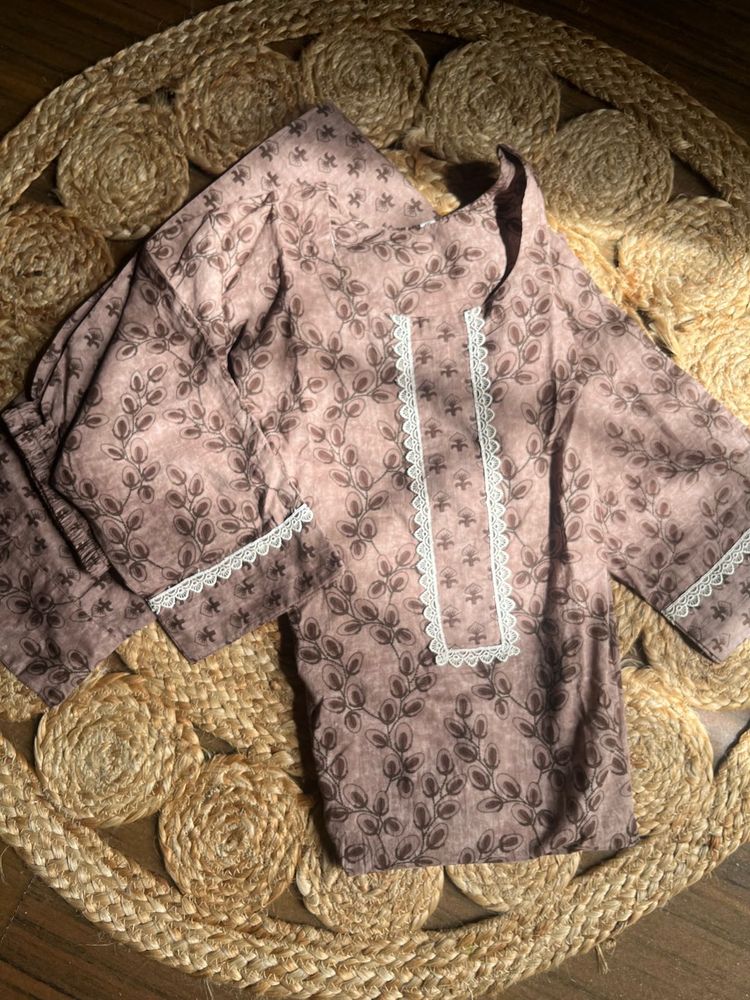 Floral Print Kurta Set