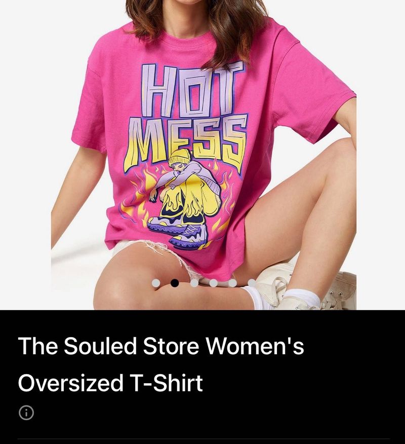 Hot Mess Oversized Graphic Tee