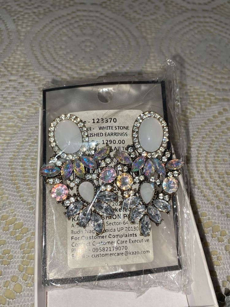 Beautiful Crystal Party Earrings