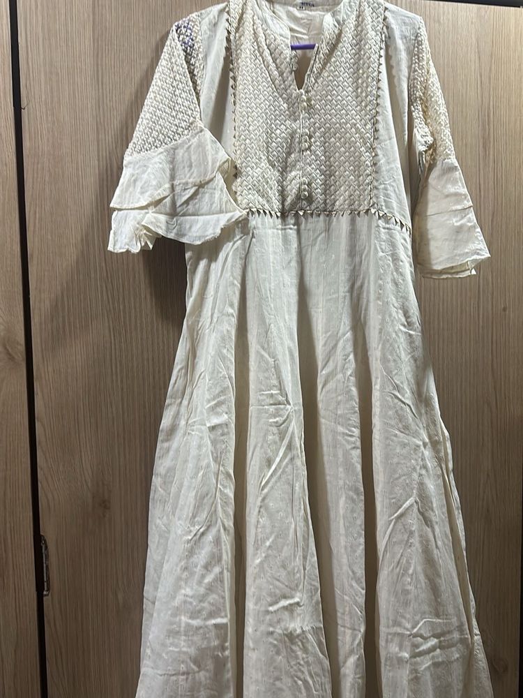Lucknowi Cotton Gown