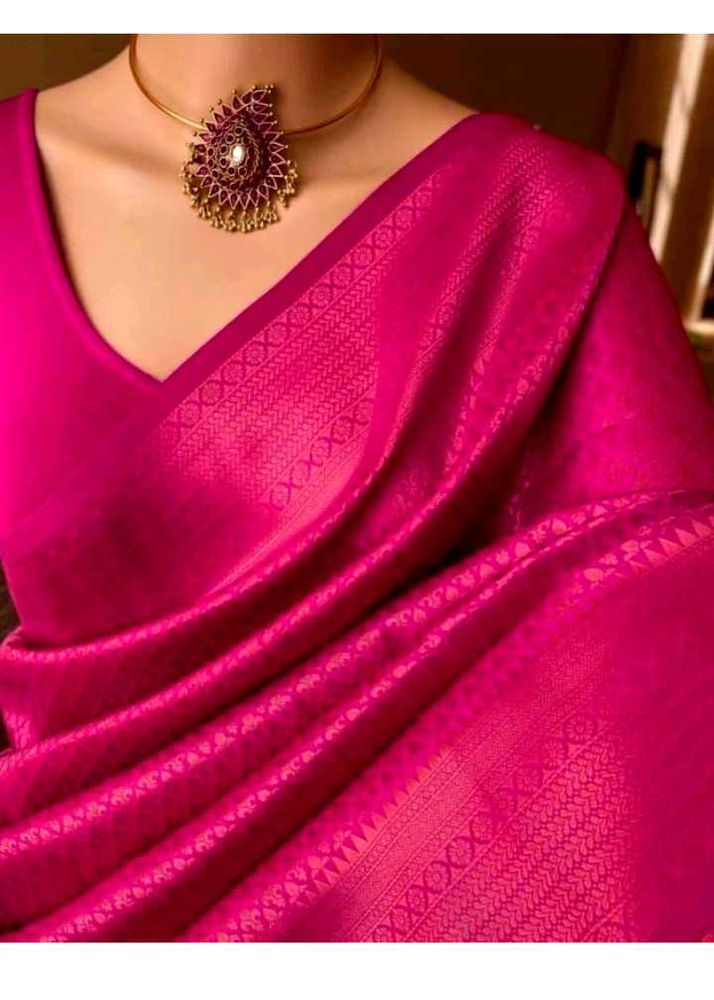 New Rani Pink Maharani Saree