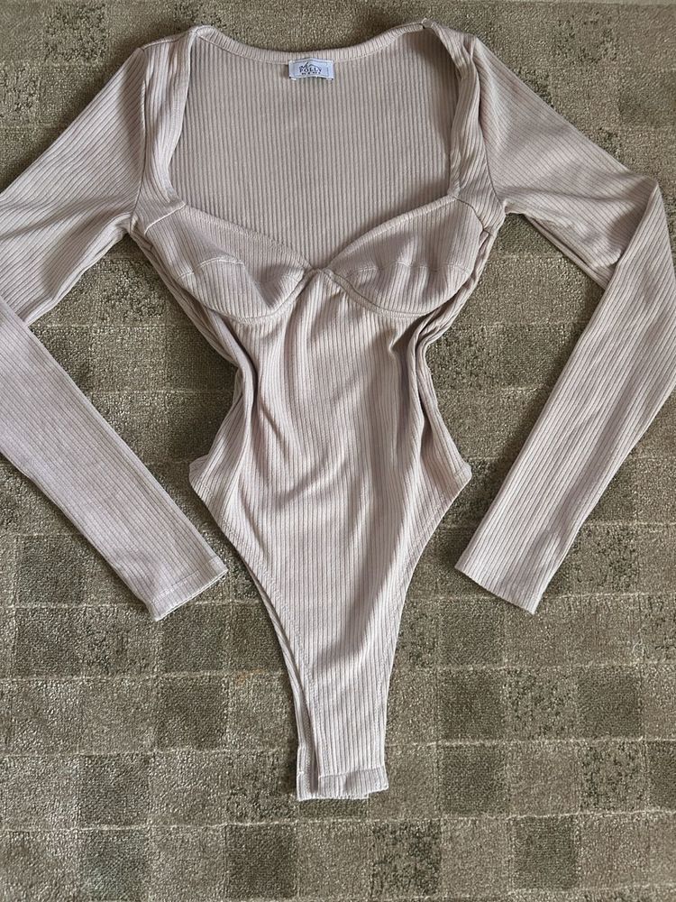 Ribbed Long Sleeve Bodysuit