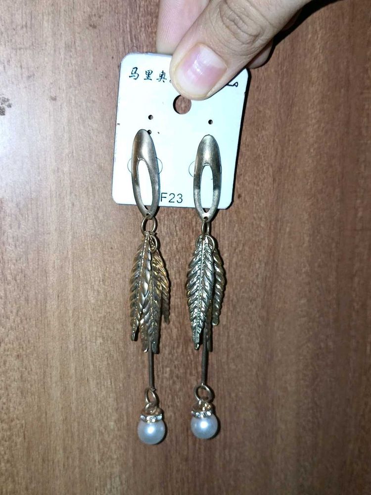Leaf Drop Earrings
