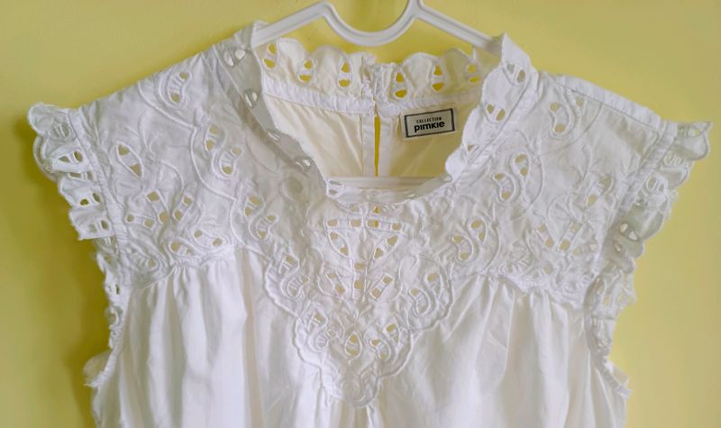 🍒White Pinteresty Top