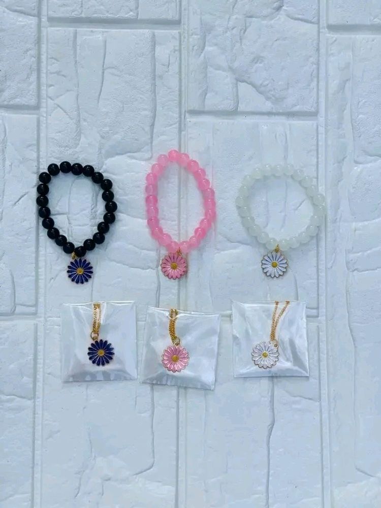 Pack Of 6 Bracelet And Pendant Combo