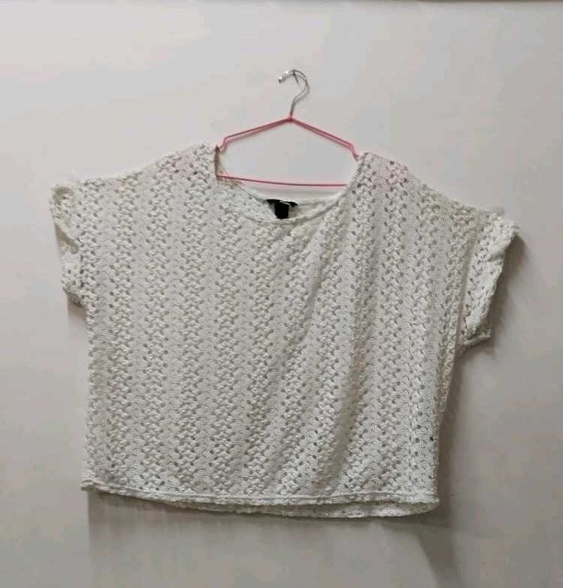 Crochet Knit Top