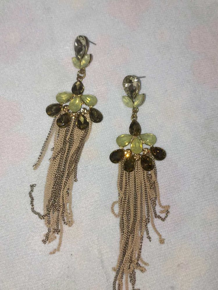 Elegant Chain Tassel Earrings