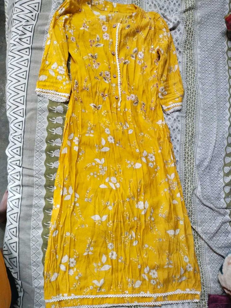 Floral Print Kurta