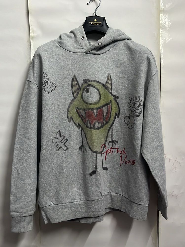 vintage Monster Graphic Hoodie