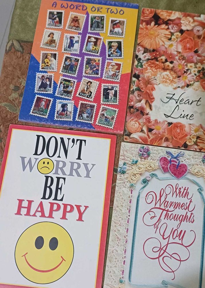 Vintage letter pads- Set of 4