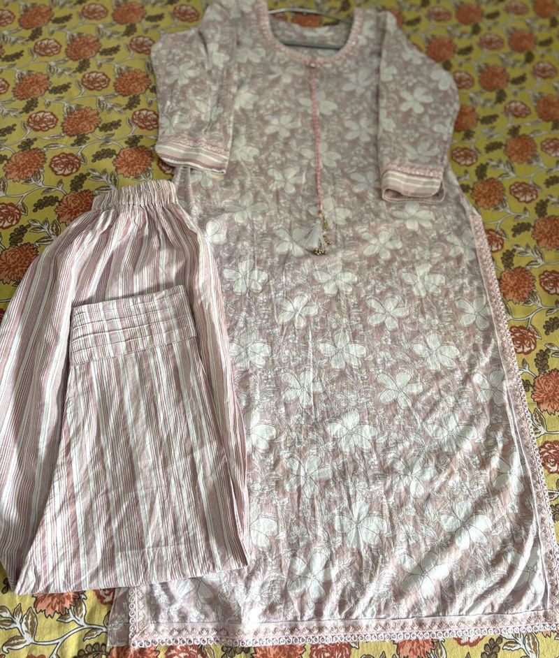 Floral Print Kurta Set
