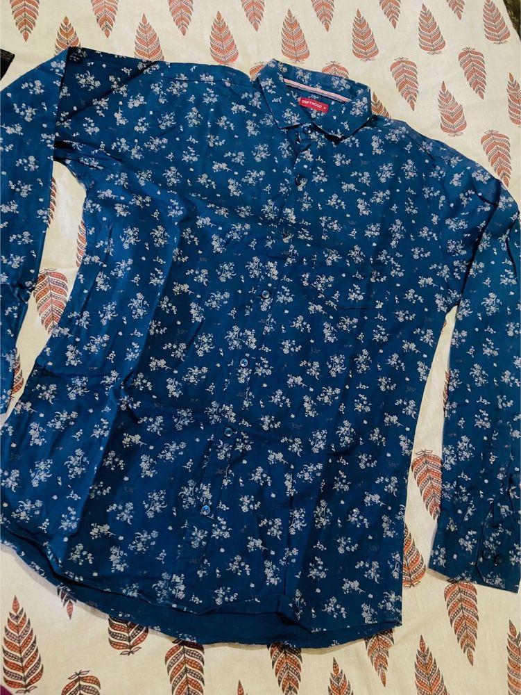 Floral Print Long Sleeve Shirt