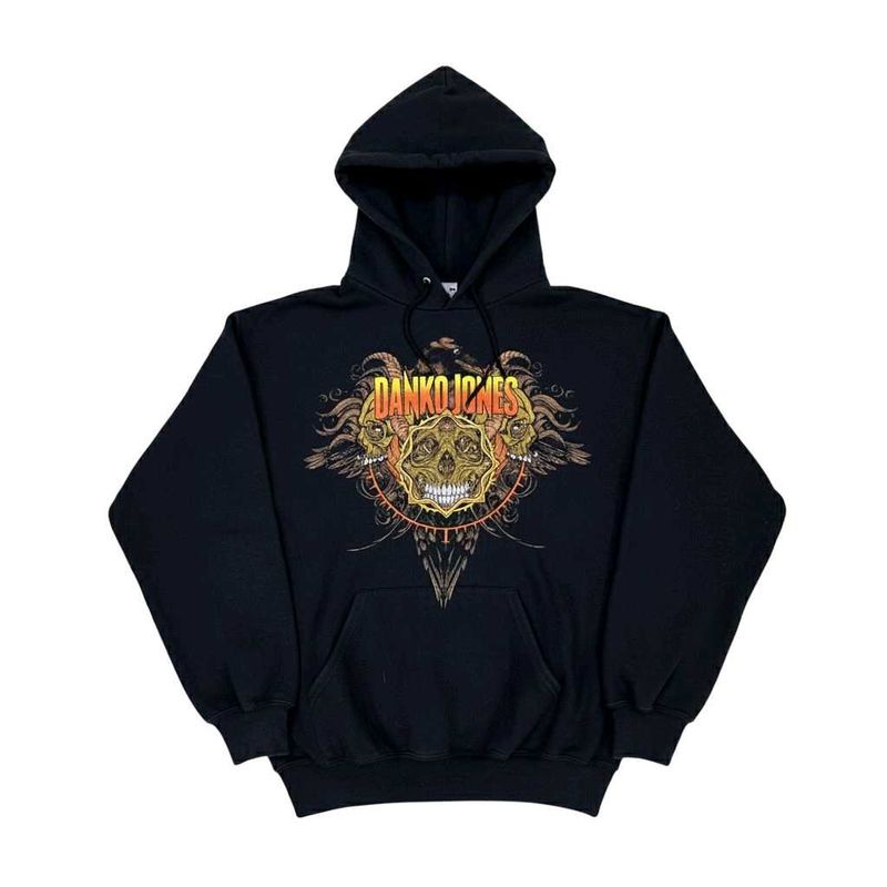 Danko Jones Skull Graphic Hoodie