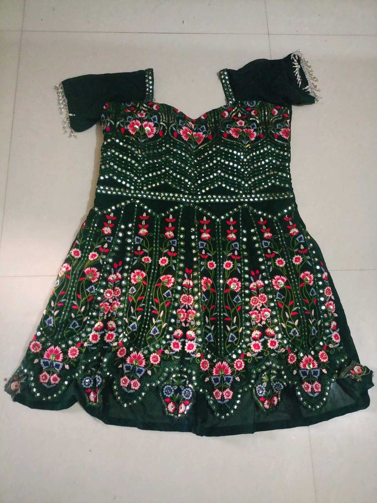 Elegant Embroidered Party Dress