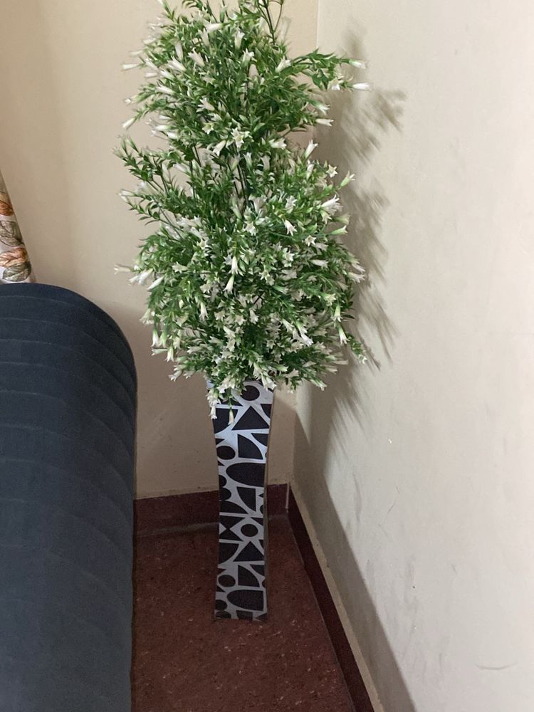 Vas With Artificial Plant
