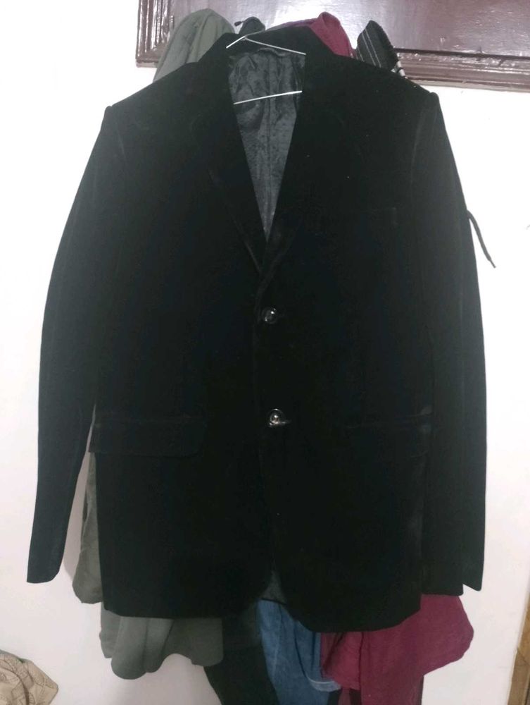 Black Velvet Blazer