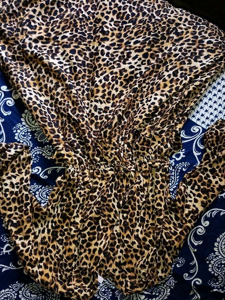 Leopard Print Jumpsuit