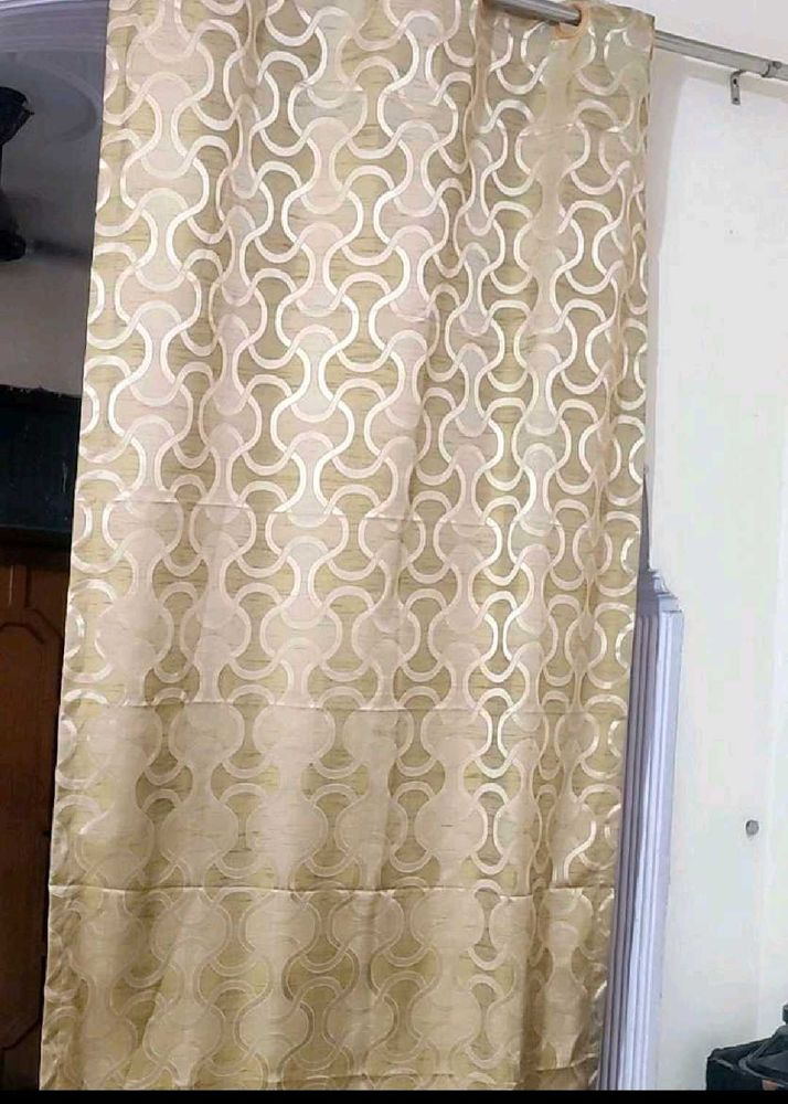 Tan Color 8 Ft 4 Curtains