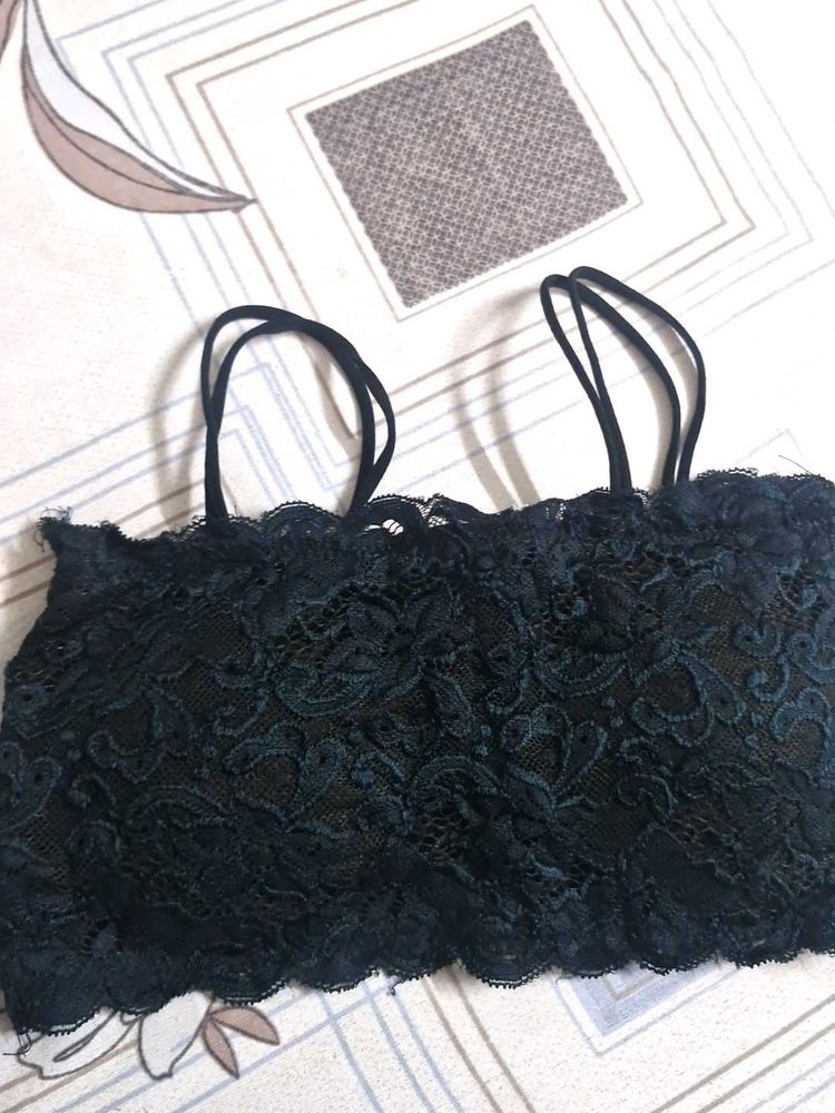 Black Lace Cami Top