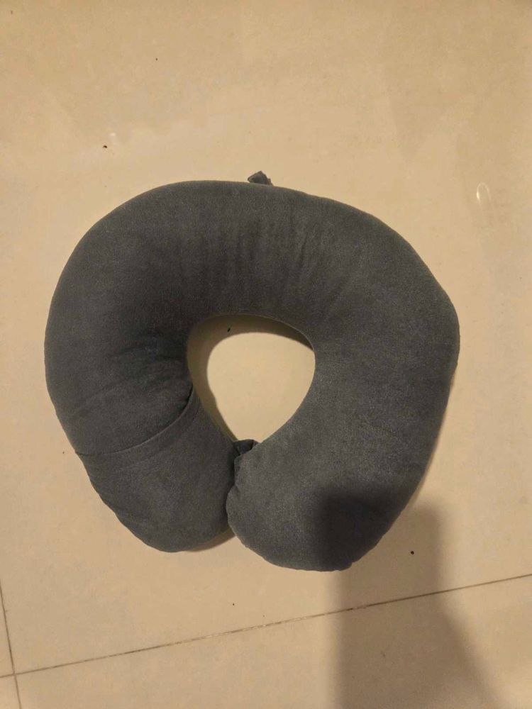 Grey Neck Pillow