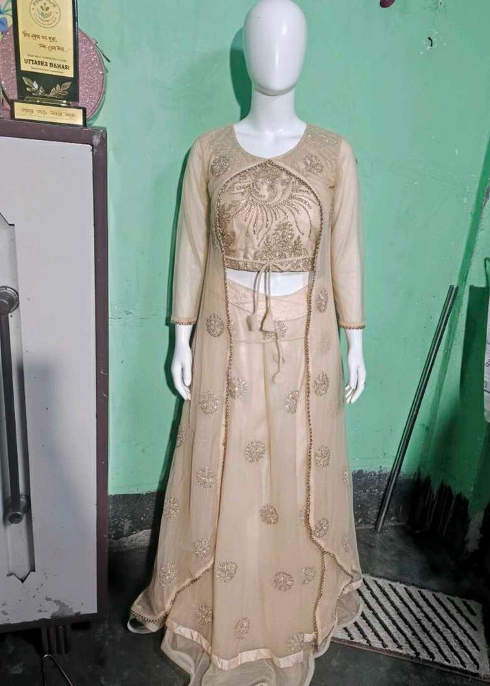 Elegant Ethnic Gown with Jacket