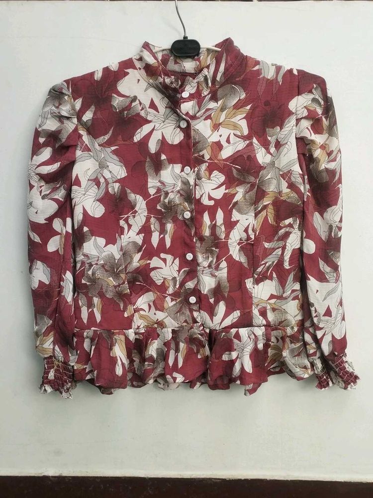 Floral Print Blouse