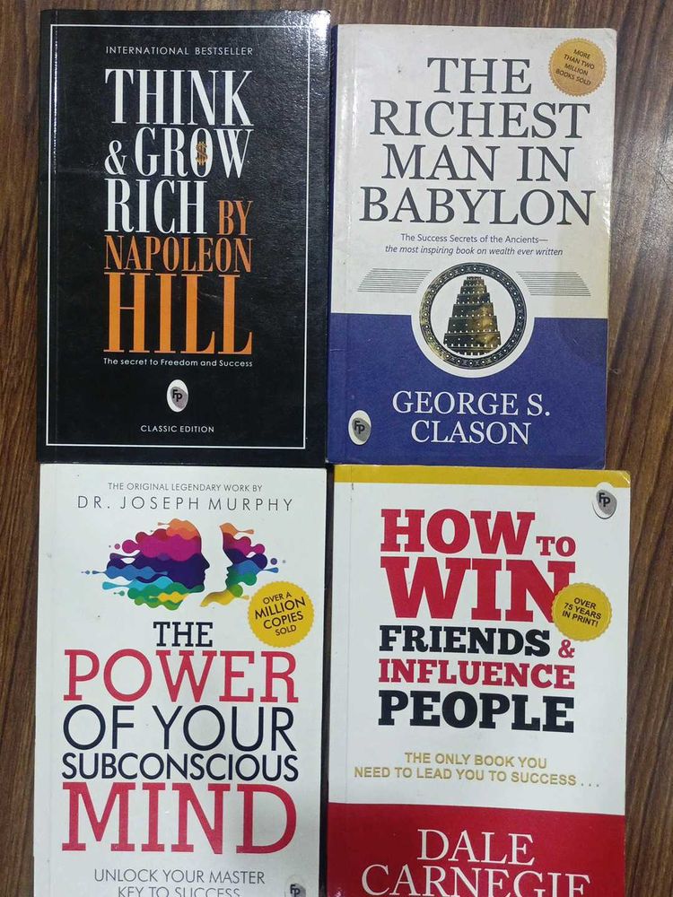 “4 Life-Changing 🎉Books for Success &amp; Wealth