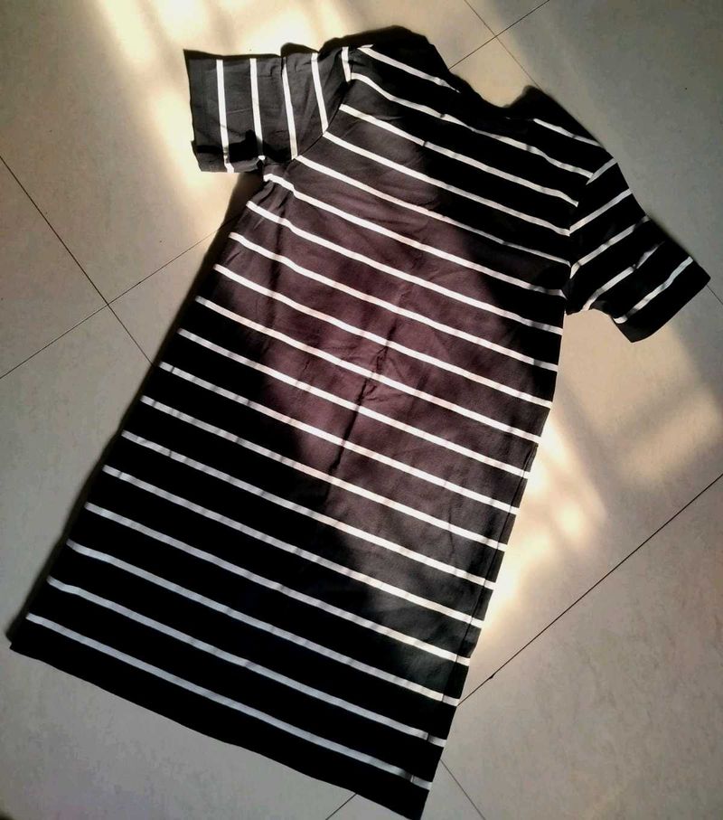 Striped T-Shirt Dress