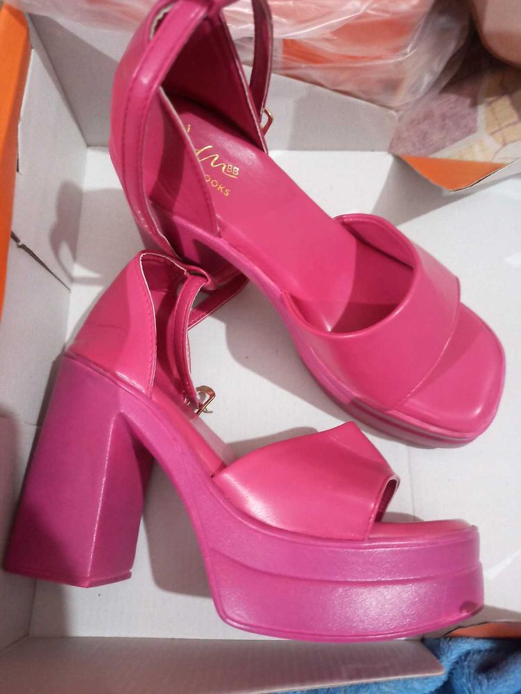 New Today Only Platform Block Barbie Y2k High Heel