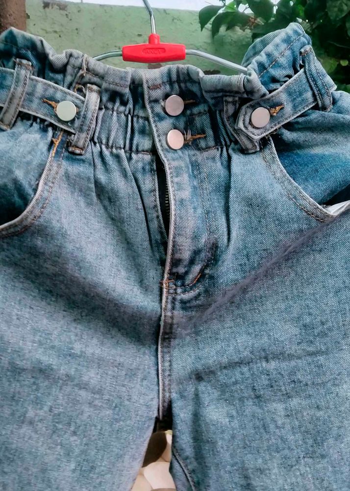 Blue Straight leg Jeans