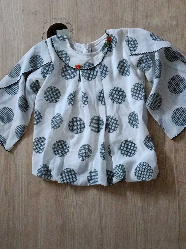 Girls Polka Dot Blouse