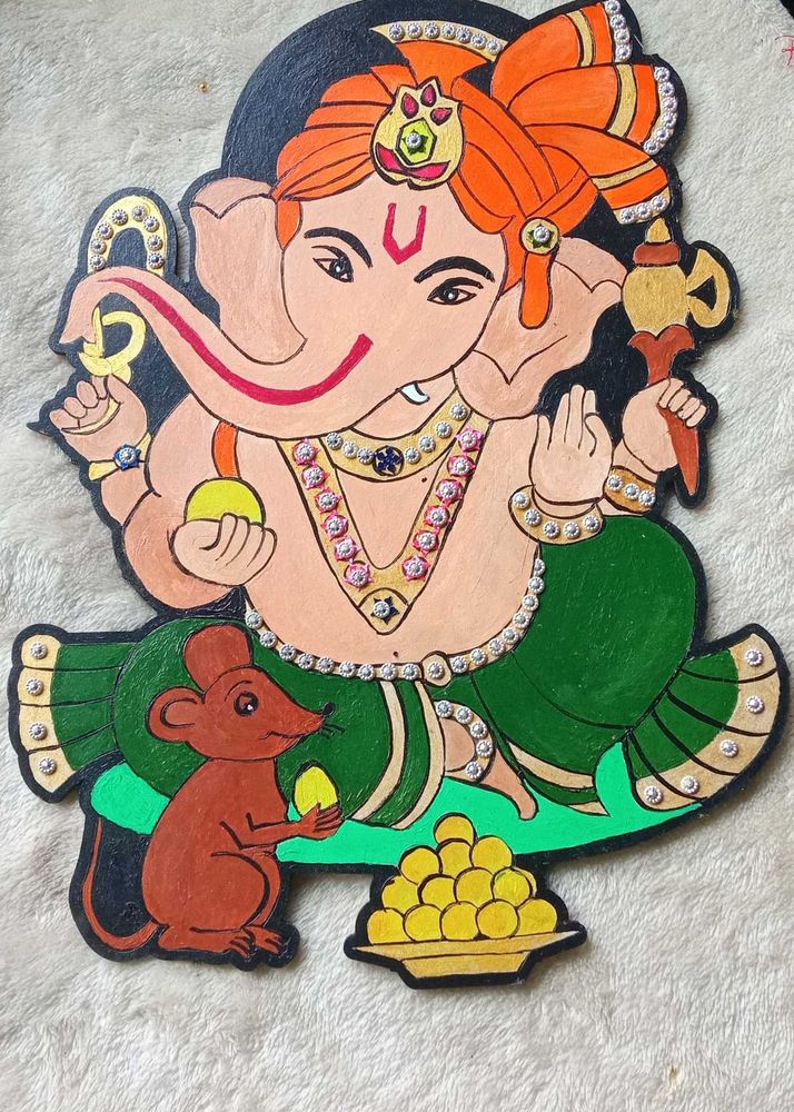 Handmade Ganesha Wall Decor