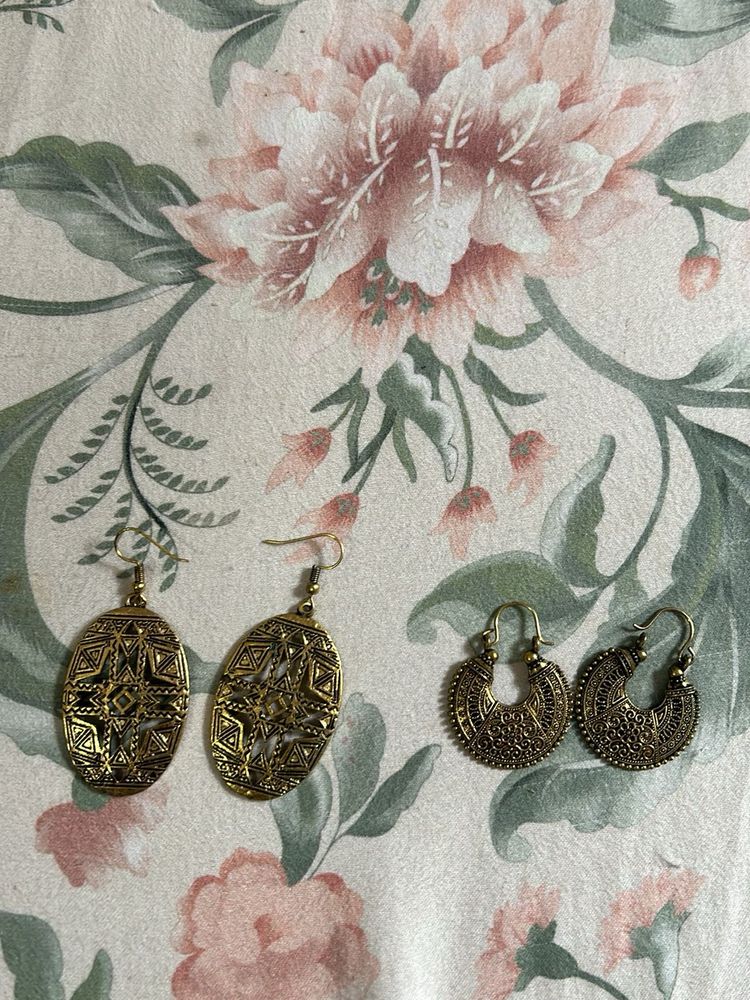Vintage Style Bronze Earrings