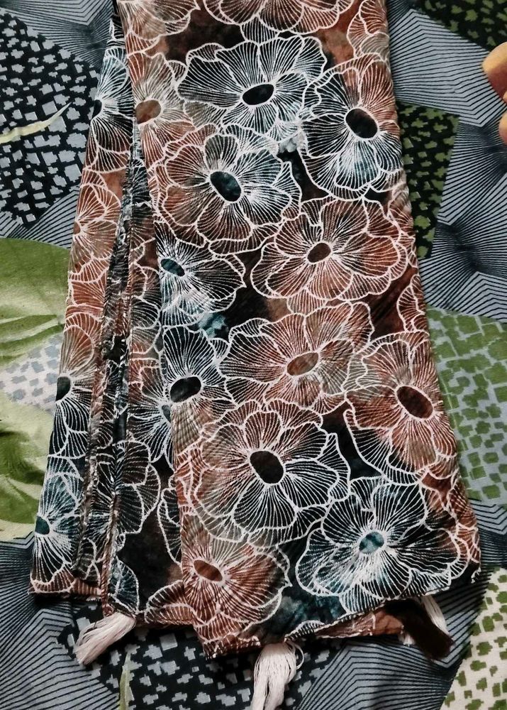 Floral Print Ethnic Dupatta