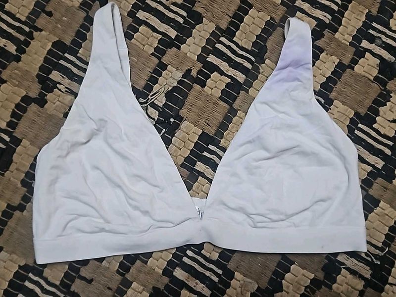 White Beach Bra