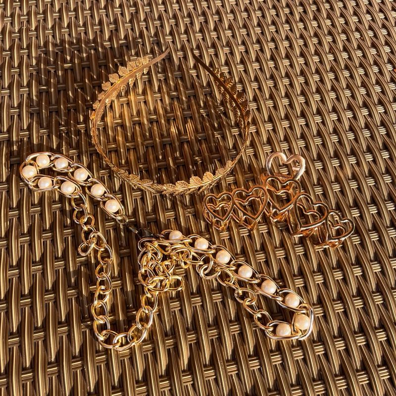 Golden Accessory Set