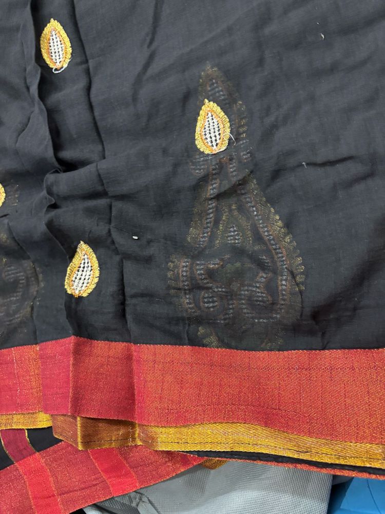 Elegant Black Saree