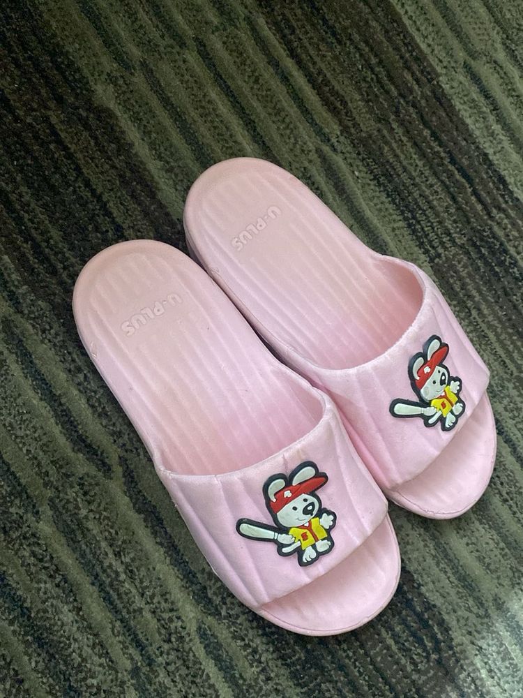 Cute Pink Cartoon Slides