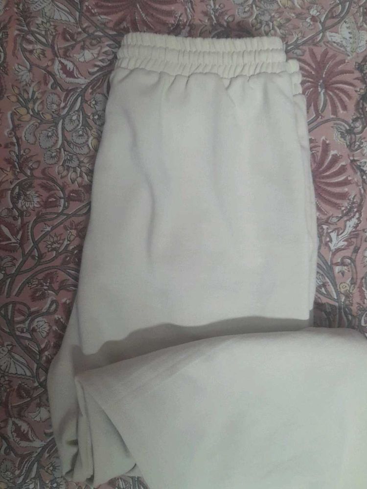 Beige Casual Sweatpants