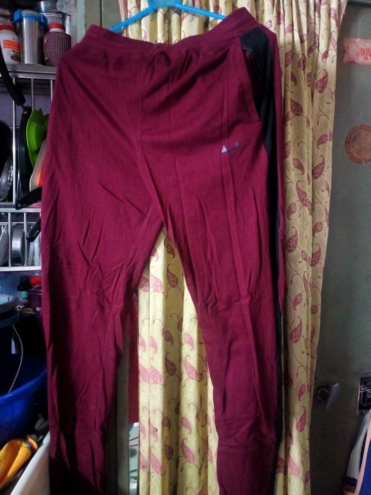 Maroon Track Pants