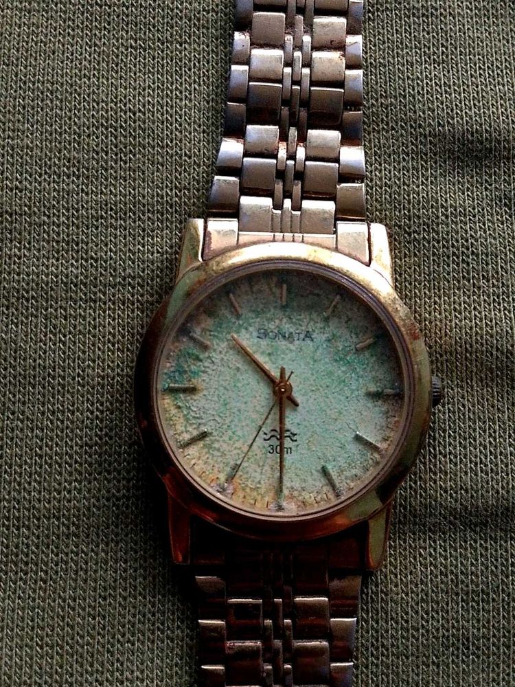 Original SONATA water resistant old vintage watch