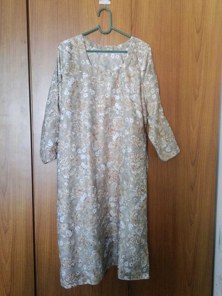 Floral Print Kurta And Salwar