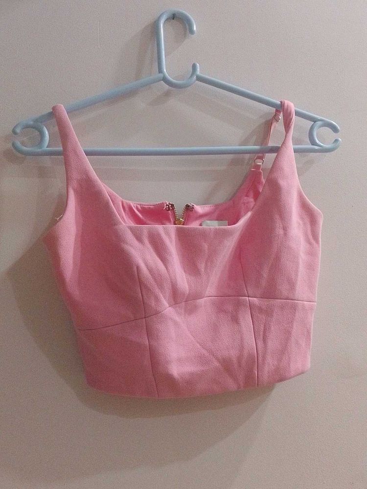 Pink Corset Style Top