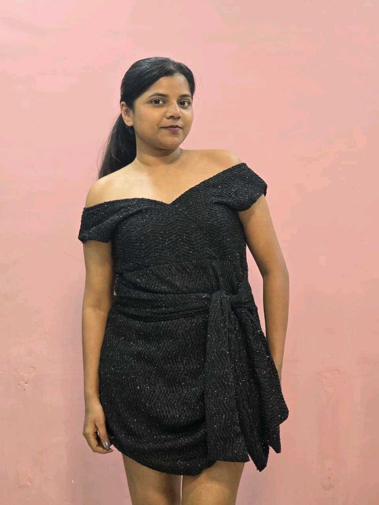 Sparkling Black Party Dress