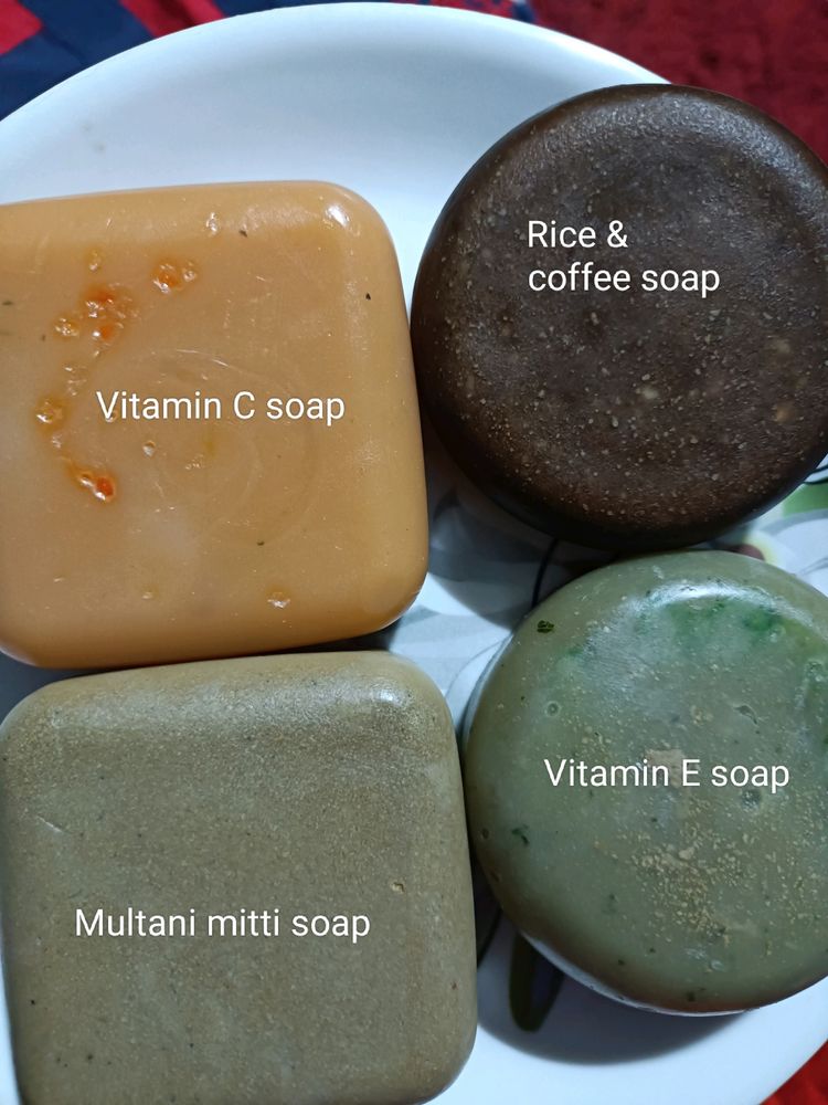 Combo Of 4 Homemade Soap