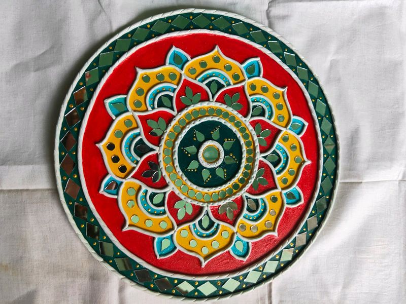 Beautiful Lippan Art On MDF Board