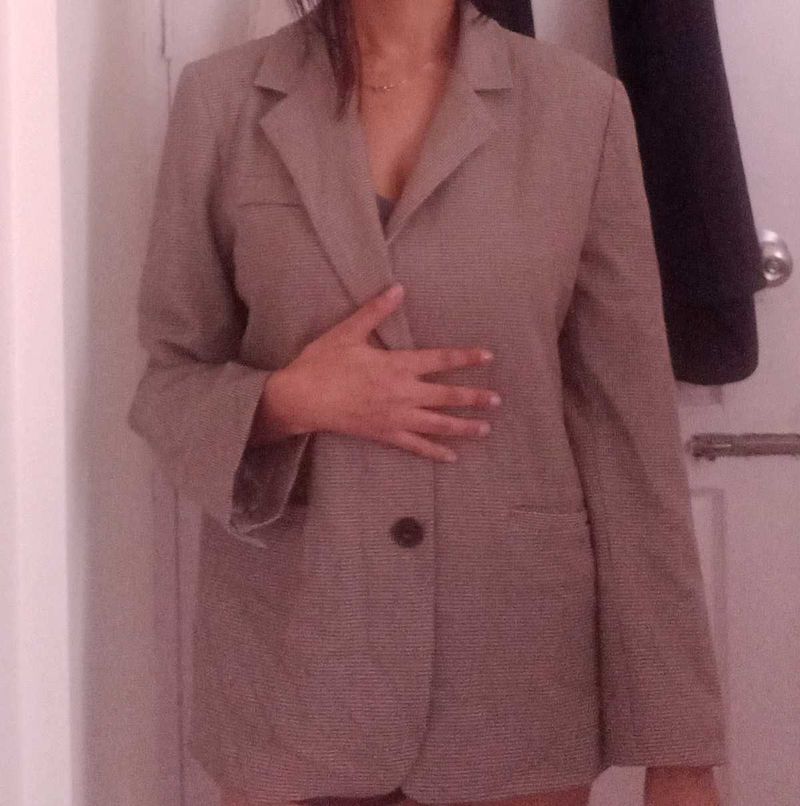Vintage Plaid Blazer