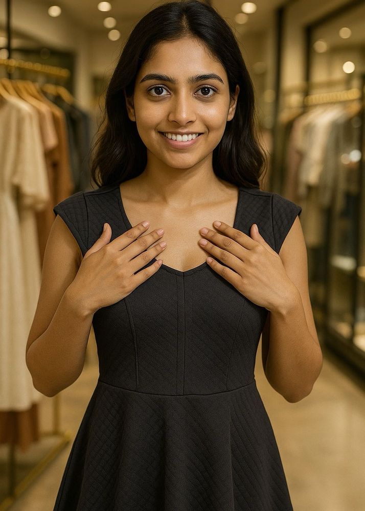 Chic Black Fit &amp; Flare Dress
