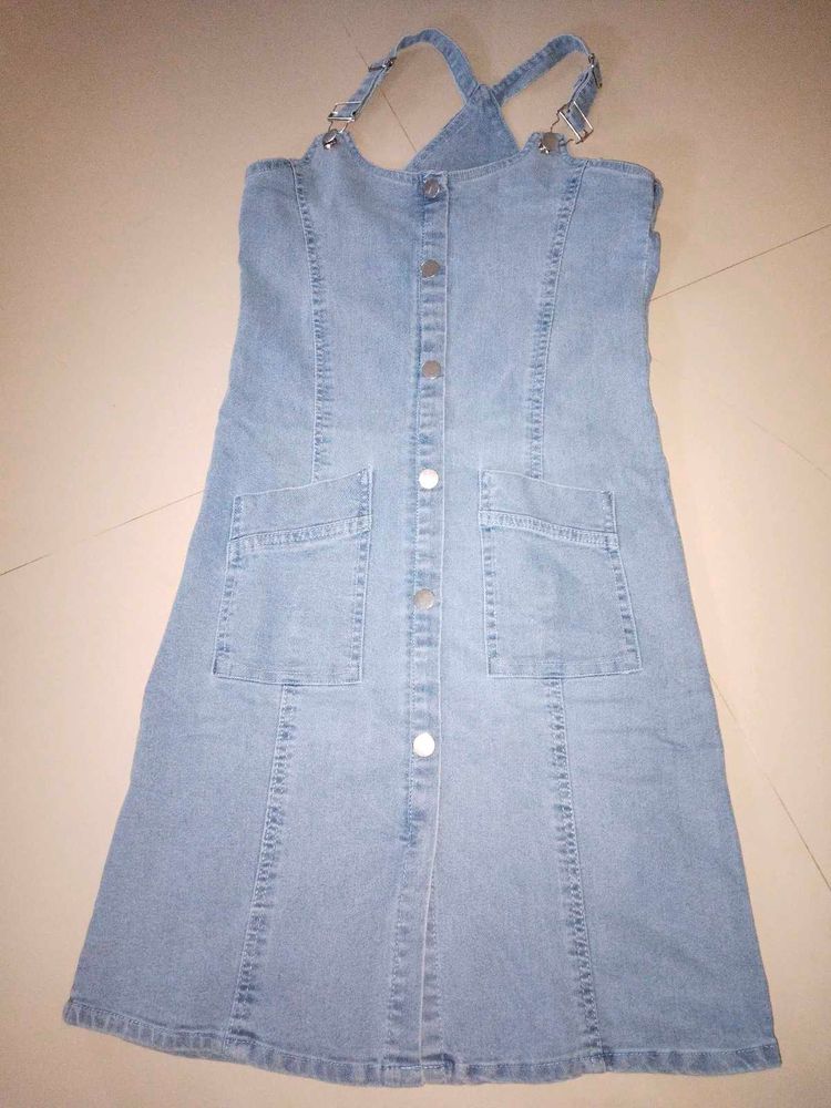 Denim Jumper Dress